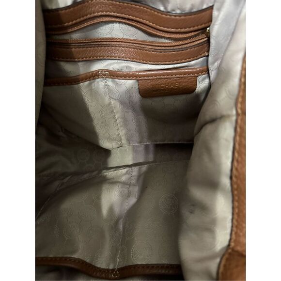 MICHAEL Michael Kors Camden Women's Brown Classic Tassel Satchel Bag - Picture 14 of 15